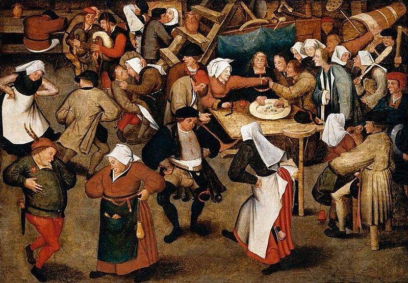 Pieter Brueghel the Younger The Wedding Dance in a Barn china oil painting image